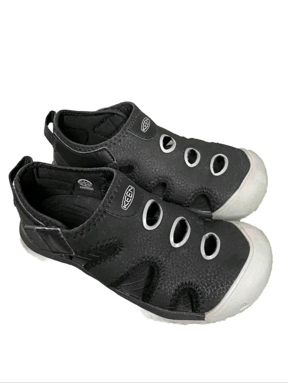 Keen Kids Black and Gray Closed-Toe Sandal